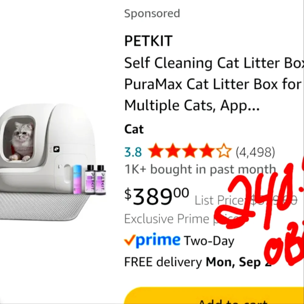 Cat litter box kit